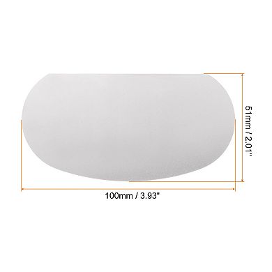 Stainless Steel Clay Scraper, Pottery Steel Clay Sculpture Smooth Scraper Tool for DIY Gray 4 PC