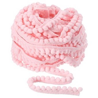 10 Yards Pom Pom Ball Fringe Trim, Ribbon Sewing Accessory DIY Crafts for Home Curtain Clothes