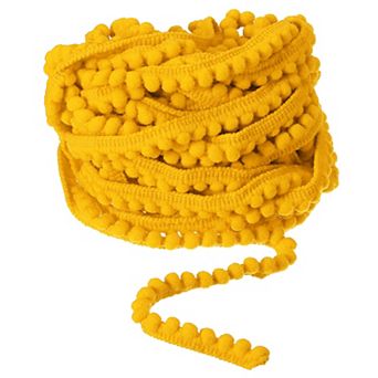 10 Yards Pom Pom Ball Fringe Trim, Ribbon Sewing Accessory DIY Crafts for Home Curtain Clothes