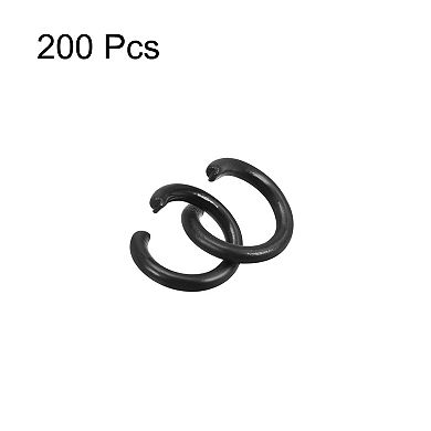 Open Jump Rings, 10mm Colorful O-ring Connectors for DIY Crafts Jewelry Making 200Pcs