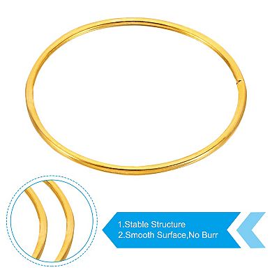 2.6 Inch Dream Catcher Rings, 20 Pcs Metal Macrame Wreath