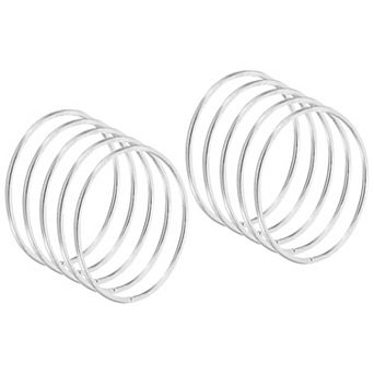 2.6 Inch Dream Catcher Rings, 20 pc Metal Macrame Wreath