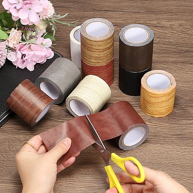 Wood Grain Repair Tape 4"x30', Self Adhesive Realistic Textured Repair Tape Patch 2 Pcs