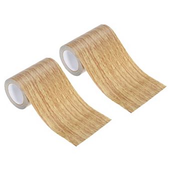 Wood Grain Repair Tape 4"x30', Self Adhesive Realistic Textured Repair Tape Patch 2 pc