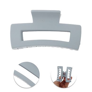 Grace Rectangle Frosted Hair Clips for Home 1 Pc