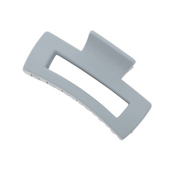 Grace Rectangle Frosted Hair Clips for Home 1 pc