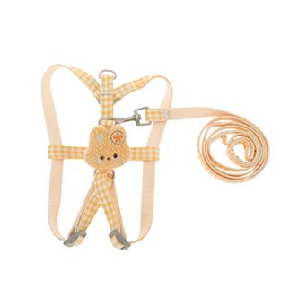 Plaid Rabbit Pet Leash Kit Durable Dog Leash Kit for Dog