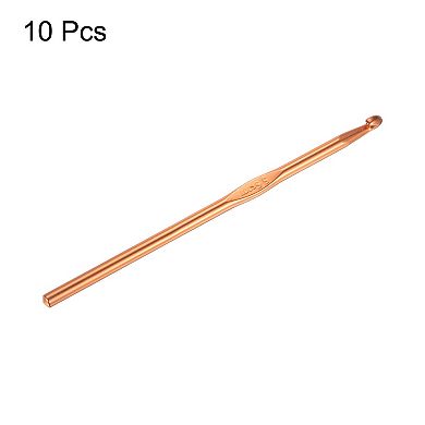 Aluminum Crochet Hook Knitting Needles for DIY Craft Yarn 10Pcs