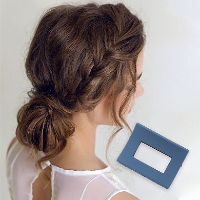 Rectangular Frosted Hair Clips for Home 1 Pc