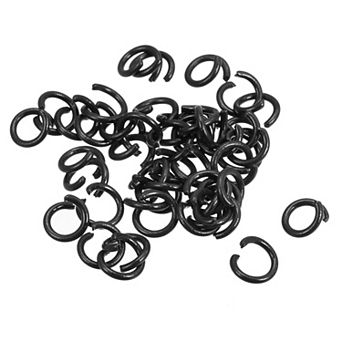 Open Jump Rings, 8mm Colorful O-ring Connectors for DIY Crafts Jewelry Making 100 pc