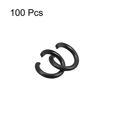 Open Jump Rings, 8mm Colorful O-ring Connectors for DIY Crafts Jewelry Making 100Pcs