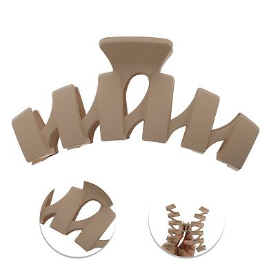 Frosted Wave Hair Clips for Home 1 Pc