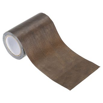 Leather Repair Tape 4"x15', Self Adhesive Realistic Leather Textured Patch for Furniture Sofa Couch
