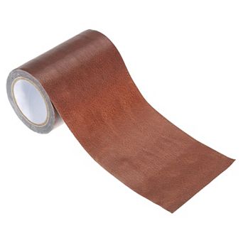 Leather Repair Tape 4"x15', Self Adhesive Realistic Leather Textured Patch for Furniture Sofa Couch