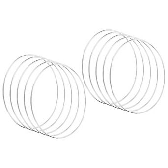 5.9 Inch Dream Catcher Rings, 20 pc Metal Macrame Wreath