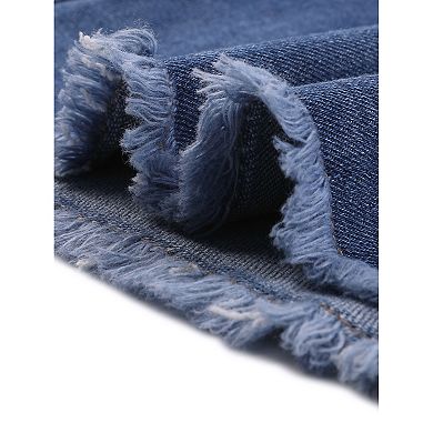 Women's Plus Size Denim Skirts Vintage High Waist A Line Fishtail Midi Jean Skirt with Pockets