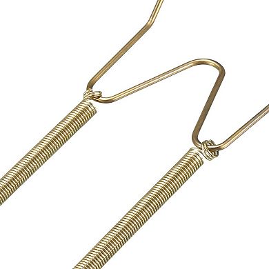 Plate Hanger, 10-inch W Type Zinc Plated Invisible Wall Decorative Hooks, 8 Pcs