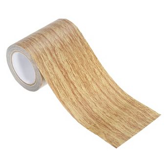 Wood Grain Repair Tape 3.15"x15', Self Adhesive Realistic Textured Repair Tape Patch