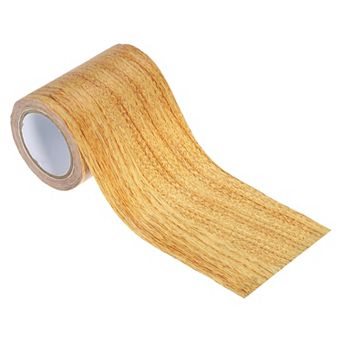 Wood Grain Repair Tape 3.15"x15', Self Adhesive Realistic Textured Repair Tape Patch