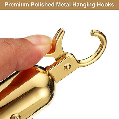 4 Feet White Velvet Stanchion Rope, 2 Pack Crowd Control Barrier Rope with Snap Hooks