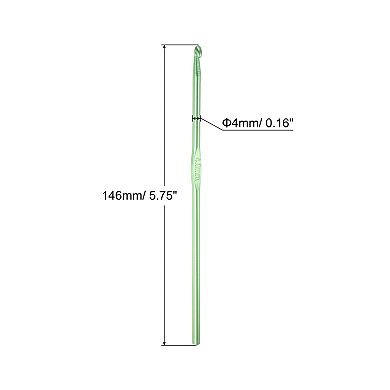 Aluminum Crochet Hook Knitting Needles for DIY Craft Yarn 10Pcs