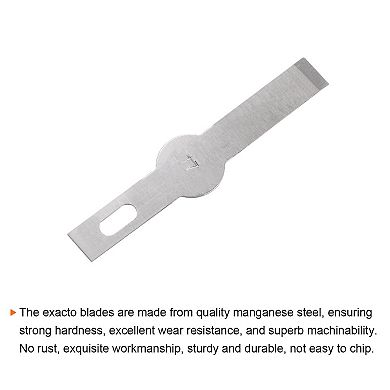 100 Pcs Exacto Knife Blades, Hobby Knife Replacement Blades Spare Precision Hobby Knife Blade