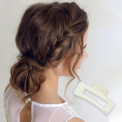 Rectangle Lacquered Hair Clips for Home 1 Pc