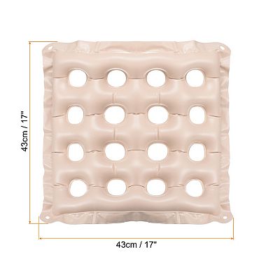 Inflatable Seat Cushion, 2 Pack Portable Chair Cushion Breathable Backrest Air Seat Pad