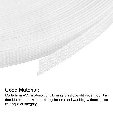 Boning for Sewing, 1Pcs 5 Yards 6mm - Polyester Sew-Through Low-Density Corset Boning