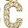 Golden Letter C
