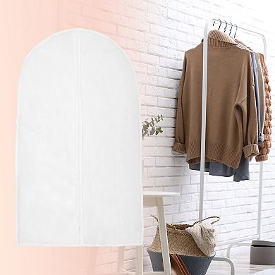 Dustproof Garment Bag Zipper Clothing Dust Cover 39.37"x23.62" 5 Pcs