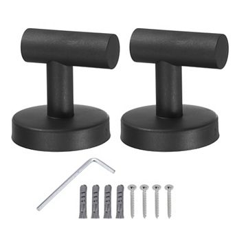 Bathroom Hook, 2 pc Waterproof Stainless Steel Single Towel/Robe Clothes Hook with Screws