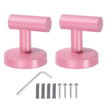 Bathroom Hook, 2 pc Waterproof Stainless Steel Single Towel/Robe Clothes Hook with Screws