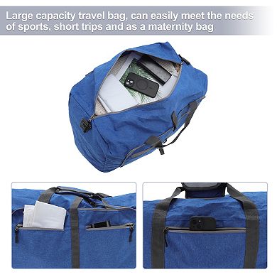 Women's Travel Duffel Bag with Fixed Luggage Strap