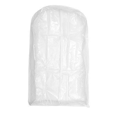 Dustproof Garment Bag Zipper Clothing Dust Cover 23.62"x3.94"x39.37" 2 Pcs