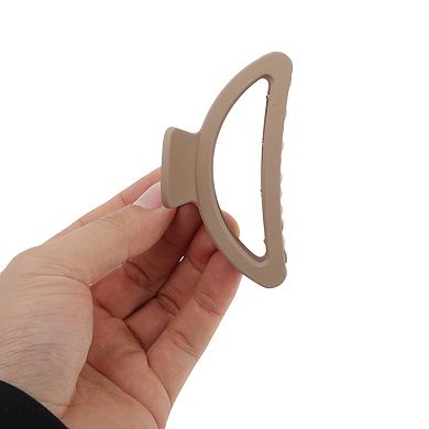 Frosted Half Circle Hair Clips for Home 1 Pc