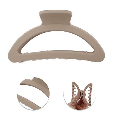 Frosted Half Circle Hair Clips for Home 1 Pc