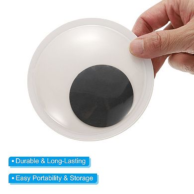 Wiggly Eyes with Self-Adhesive Googly Eyes 8Pcs Sticky Wiggle Fake Eyeball Plastic Eyes 5.1"