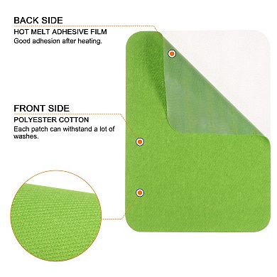 6Pcs Iron on Patches for Clothing Repair 3"x4-1/4" Fabric Patch Cotton Decorating