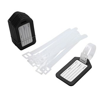 Plastic Name Message Bags Backpack Luggage Tag 10 pc