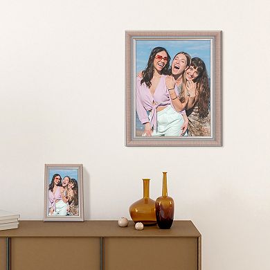 Picture Frame for Tabletop Display and Wall Hanging, Art Photo Frame for Photo and Poster Grey 6x8