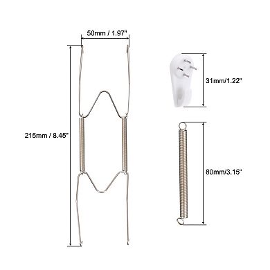 Plate Hanger, 10 Inch Stainless Steel Invisible Wall Plate Hangers with Wall Hooks