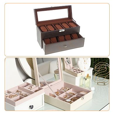 4Pcs Bracelet Watch Pillow PU Leather Jewelry Display Pillows for Watch Box Bangle Cushions