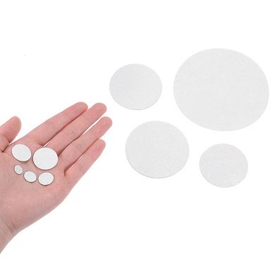 100 Pcs Round Adhesive Felt Circles, 1/2" Pre Cut Felt Craft Stickers Non-Woven Mini