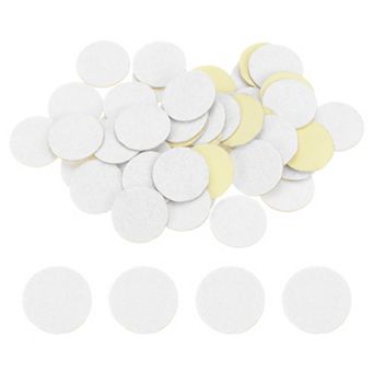 48 pc Round Adhesive Felt Circles, 3/4" Pre Cut Felt Craft Stickers Non-Woven Mini Felt Fabric