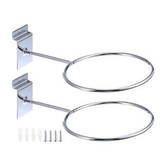 2 pc Motorcycle Accessories Helmet Holder, Metal Helmet Holder Wall Mount