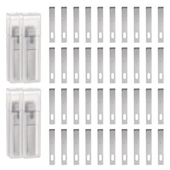 40 pc Exacto Knife Blades, Hobby Knife Replacement Blades Spare Precision Hobby Knife Blade Refills