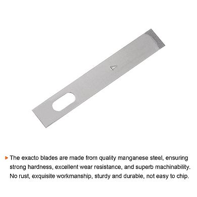 40 Pcs Exacto Knife Blades, Hobby Knife Replacement Blades Spare Precision Hobby Knife Blade Refills