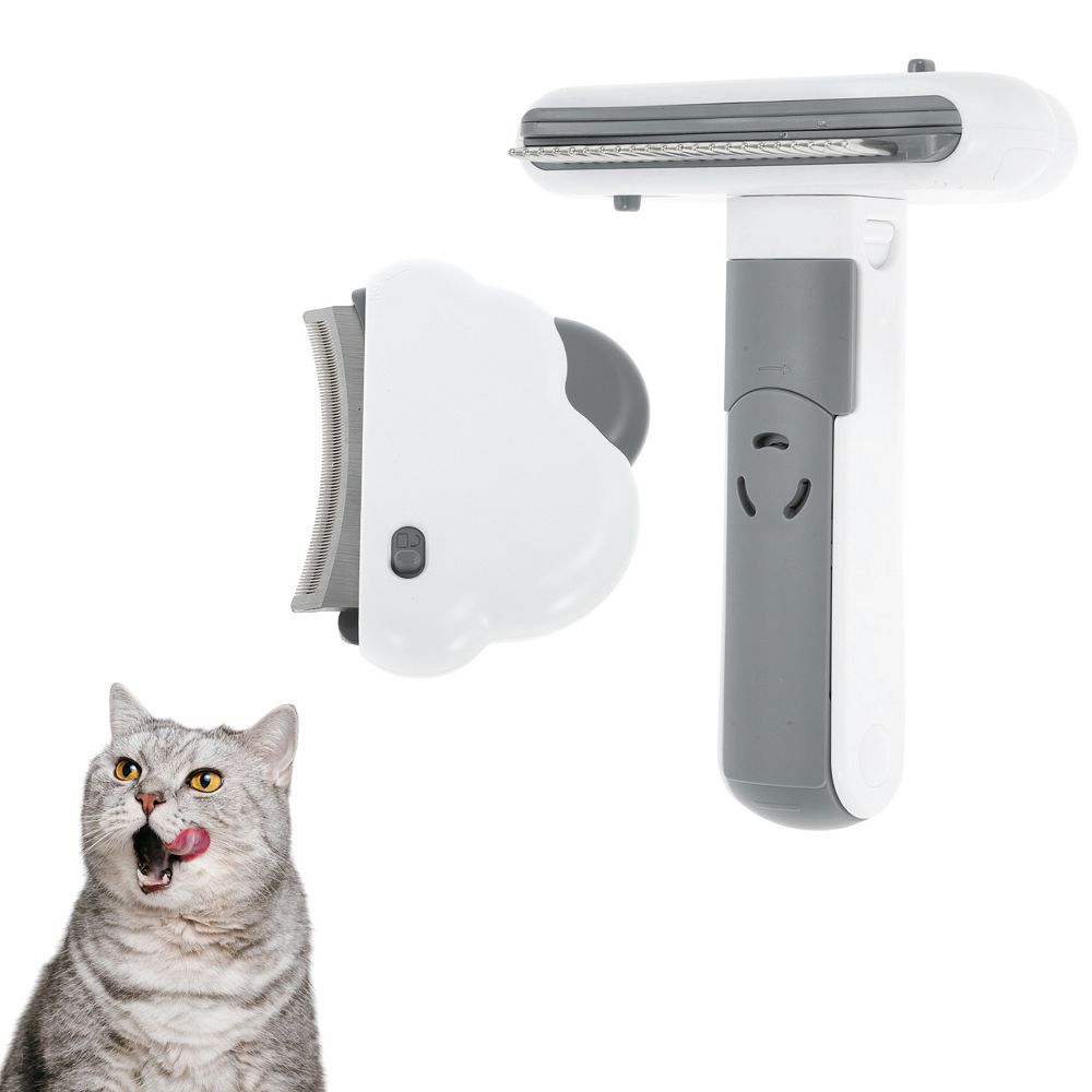 3 in 1 Cat Brush, Undercoat Rake for Cats, Cat Brush for Shedding ...