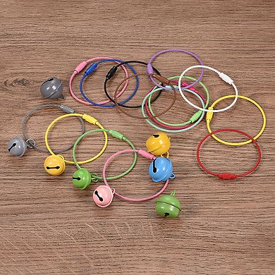 4Pack Cable Key Rings, 6-inch(155mm) Wire Keychain Twist Loops for Lanyards, Keychains, Luggage Tags